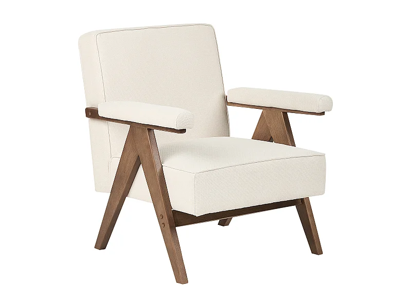 Fauteuil EVJE Tissu Beige clair