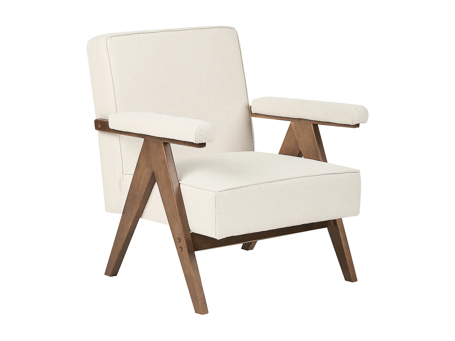 Fauteuil EVJE Tissu Beige clair