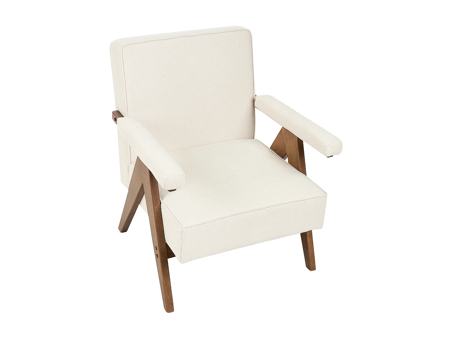 Fauteuil EVJE Tissu Beige clair