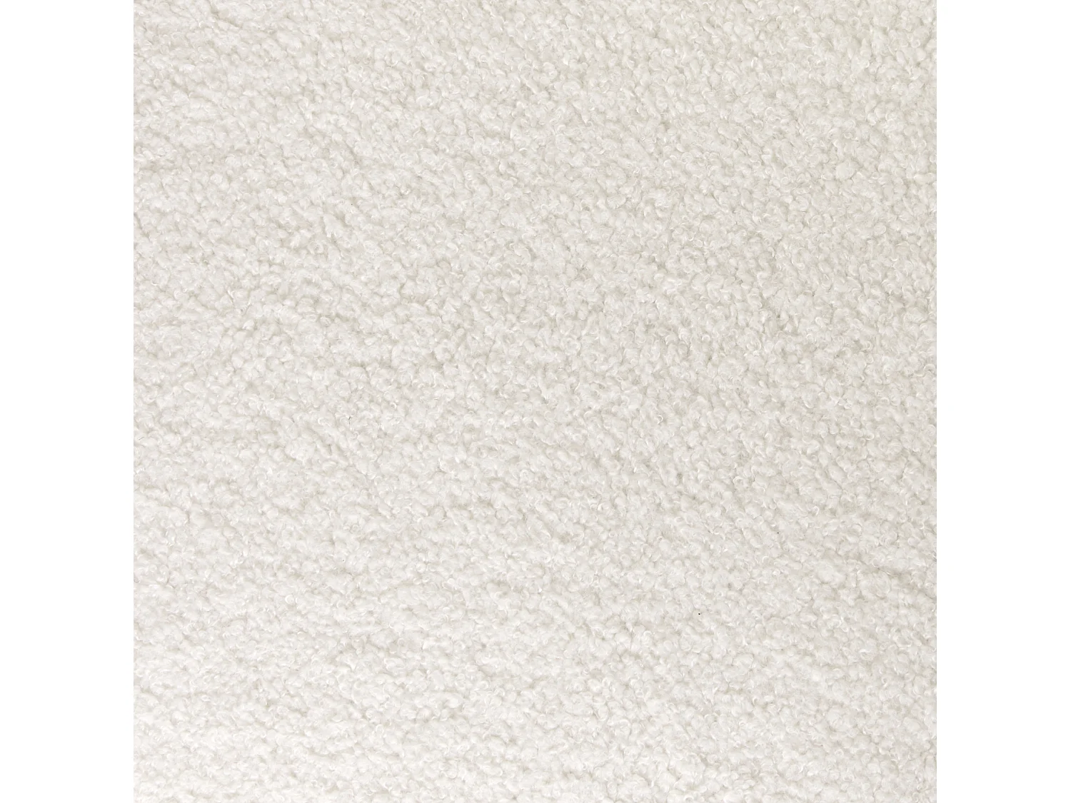 Fauteuil EVJE Bouclé Blanc cassé