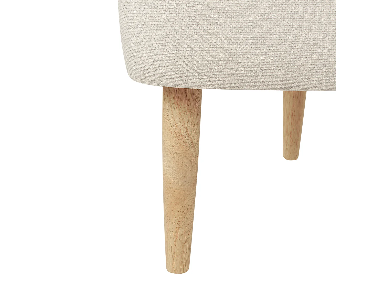 Poltrona DVENBERG Tecido Castanho claro