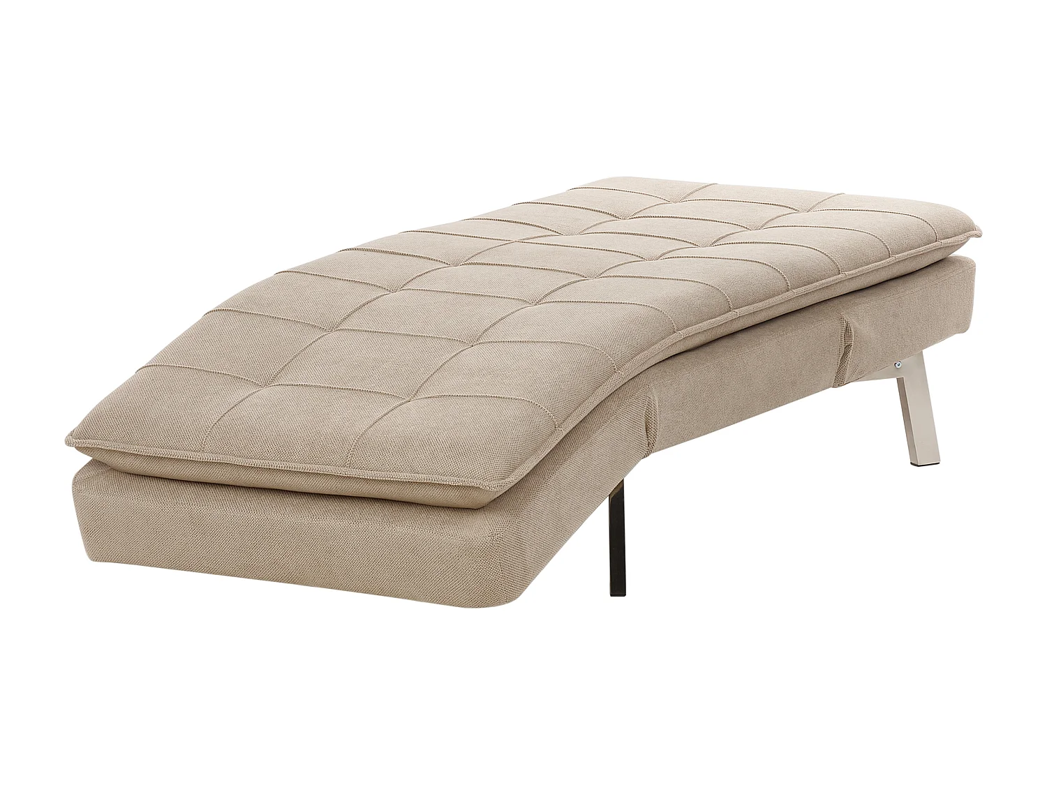 Chaise longue LOIRET Tissu Beige