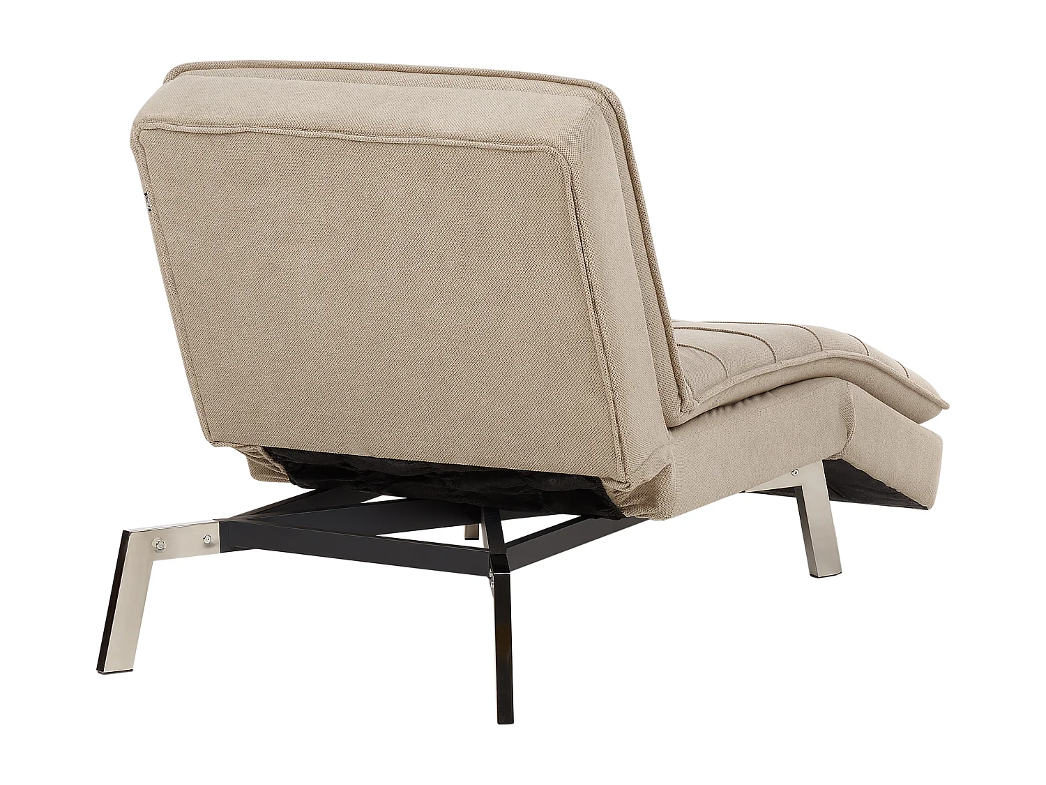 Chaise longue LOIRET Tissu Beige