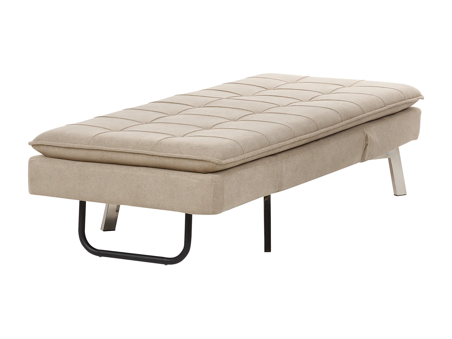 Chaise longue LOIRET Stof Beige