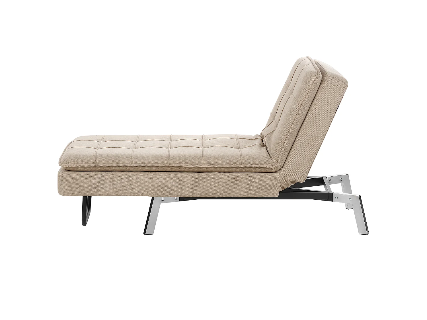 Chaise Longue LOIRET Fabric Beige