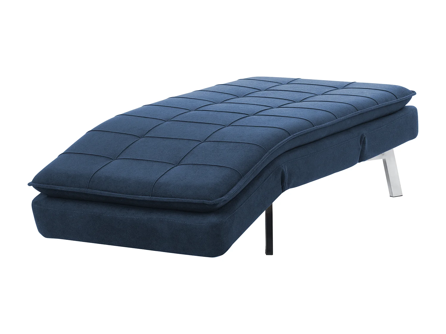 Chaise longue LOIRET Tissu Bleu marine