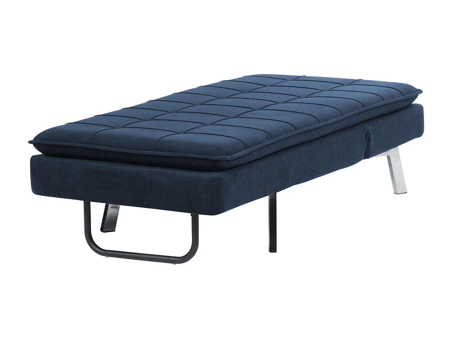Chaise longue LOIRET Tissu Bleu marine