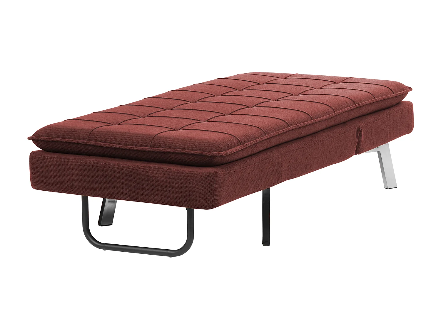 Chaise longue LOIRET Tessuto Rosso