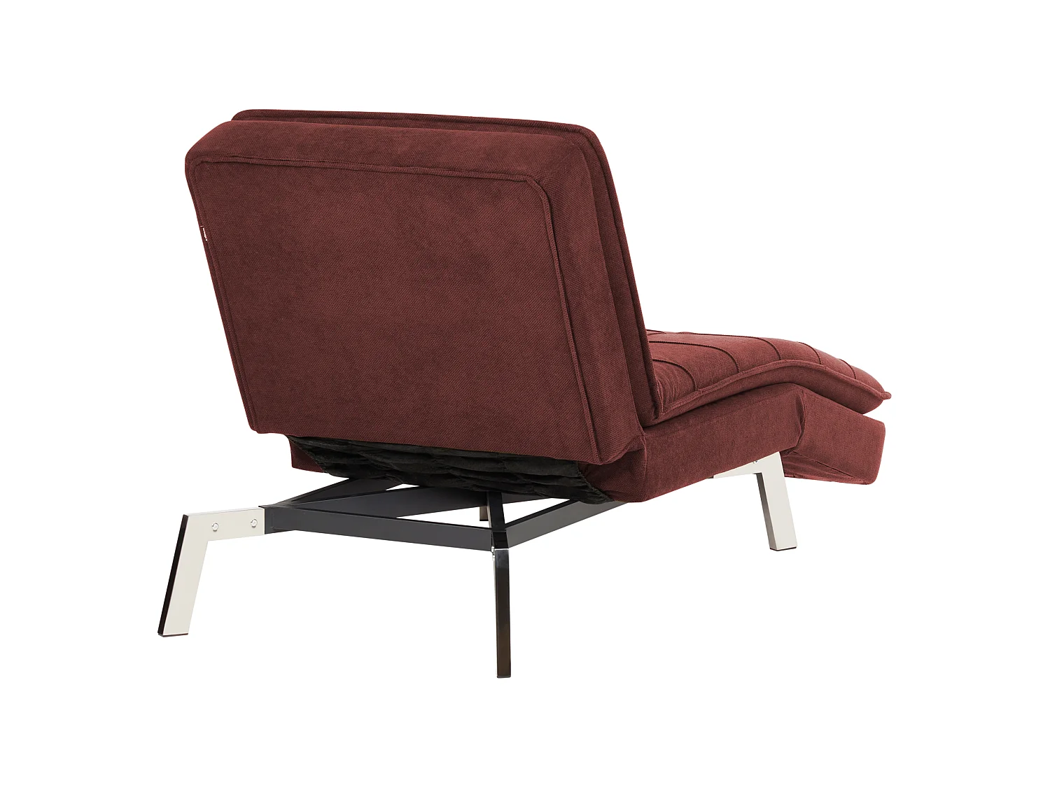 Chaise longue LOIRET Tissu Rouge