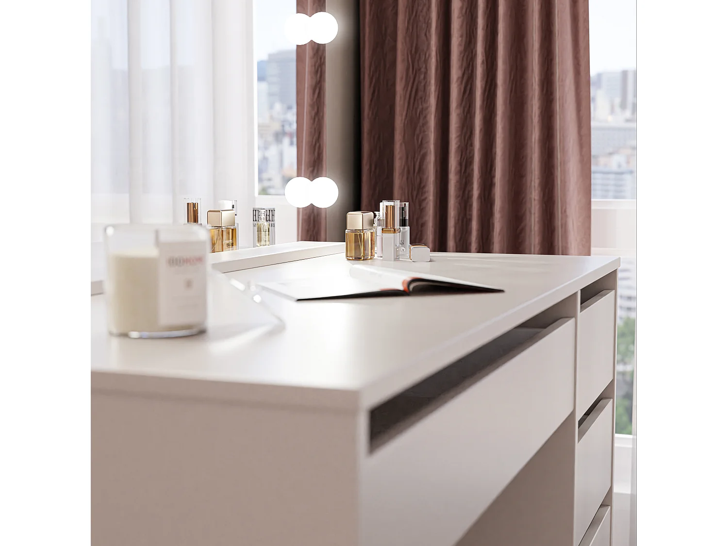 Friseur Bella Make-up-Tisch Modernes Kaschmir