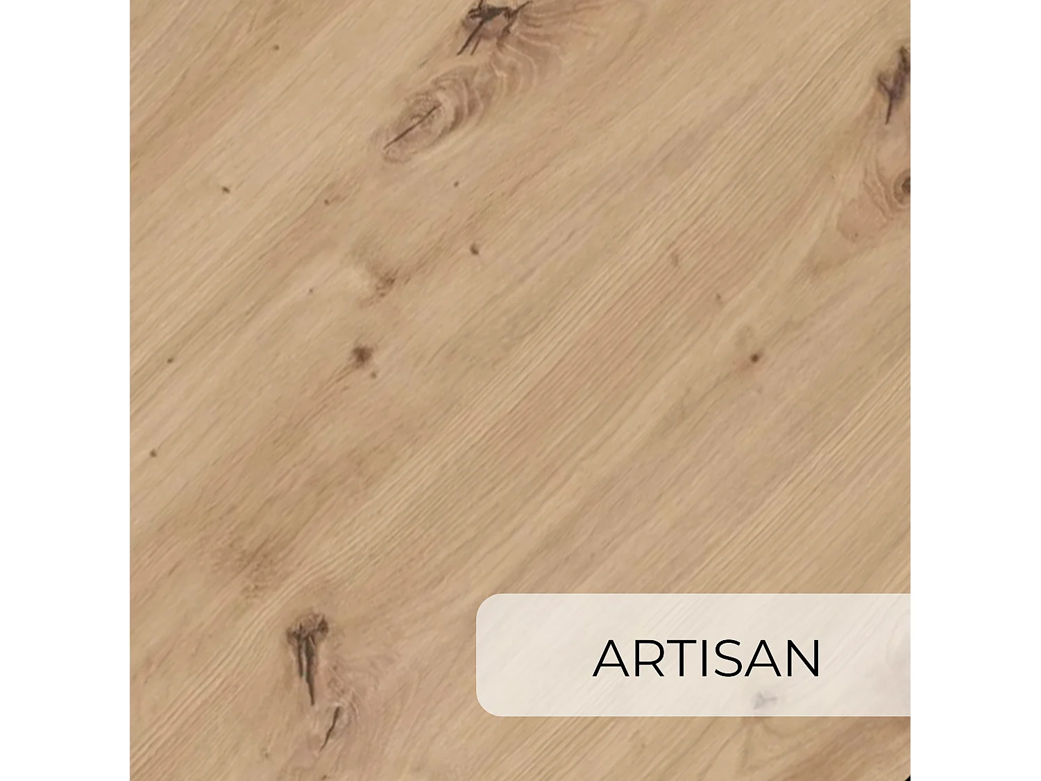 Kledingkast met spiegel Eiken Ambachtelijk