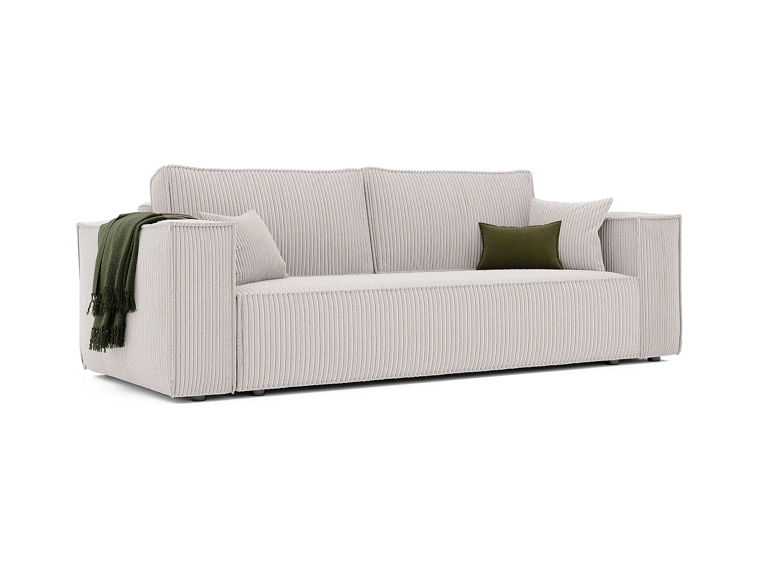 Bali omkeerbare slaapbank in Beige stof