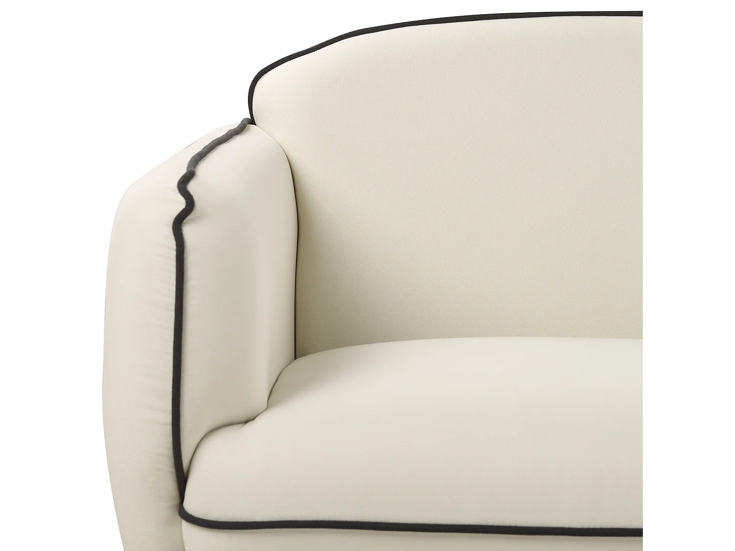 Sofa TONSBERG Jasnobeżowy z otomaną dla 3 osób