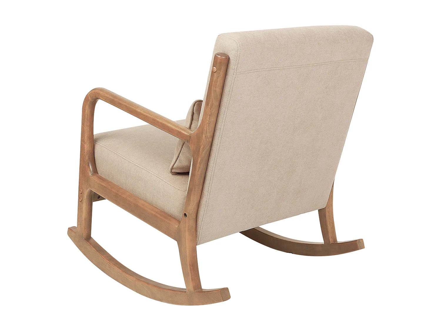 Fauteuil à bascule SKOVDE Tissu Beige