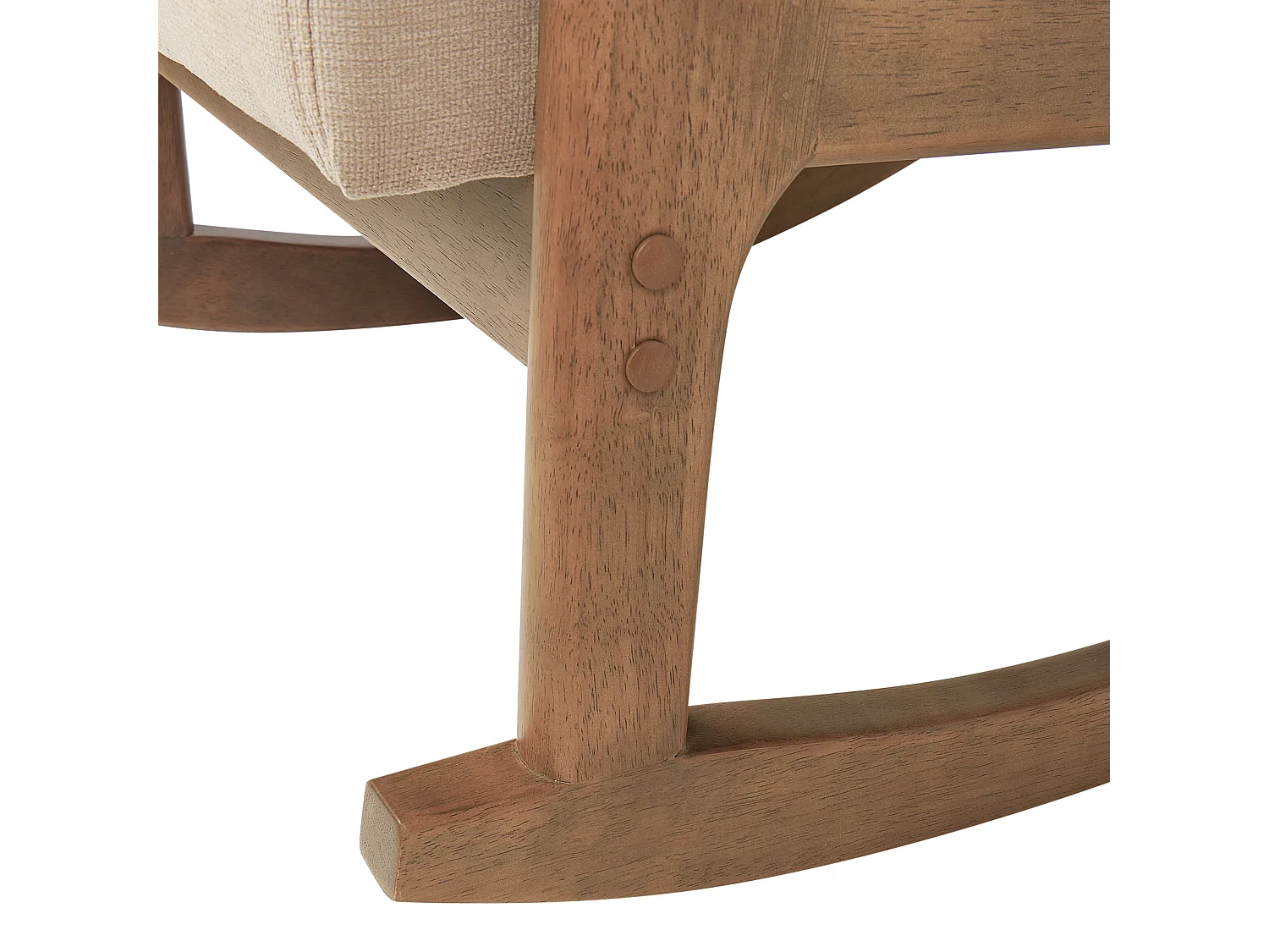 Fauteuil à bascule SKOVDE Tissu Beige