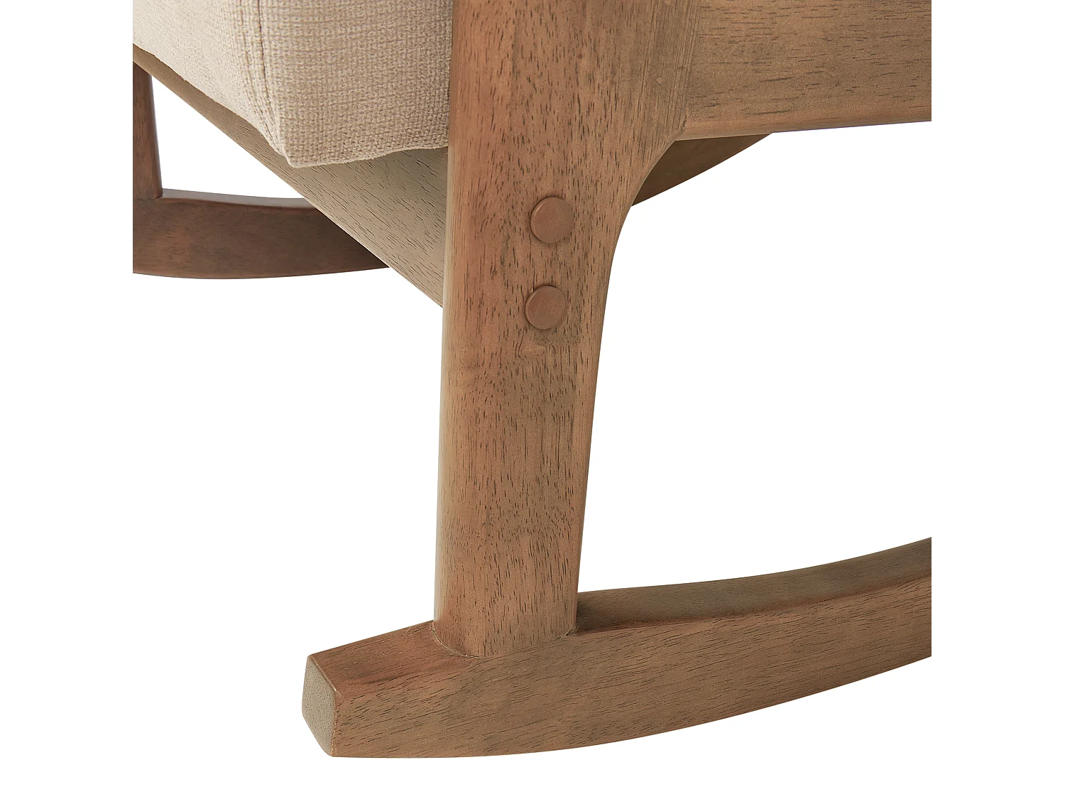 Schommelstoel SKOVDE Stof Beige