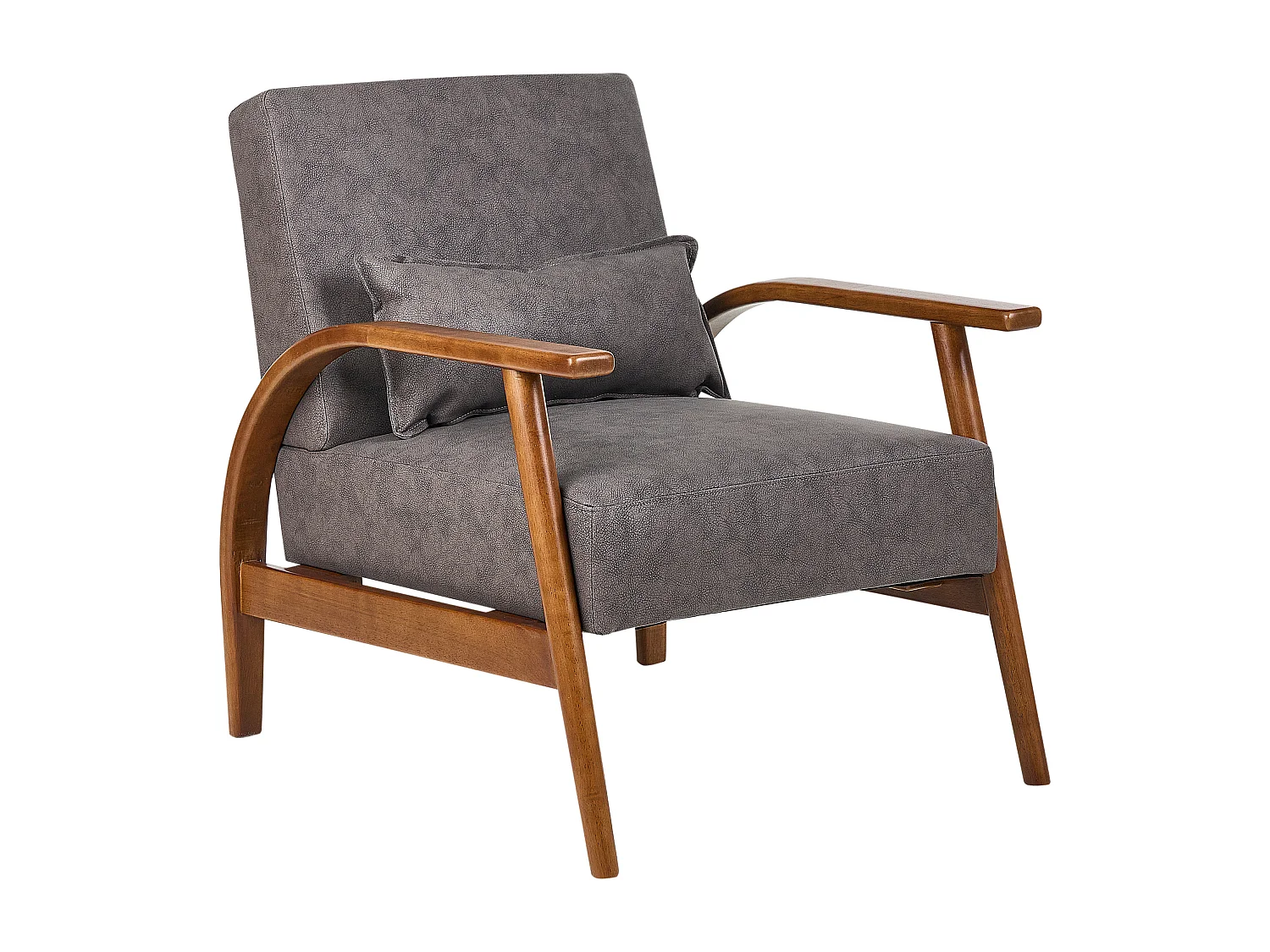 Fauteuil SKARA Cuir PU Marron foncé