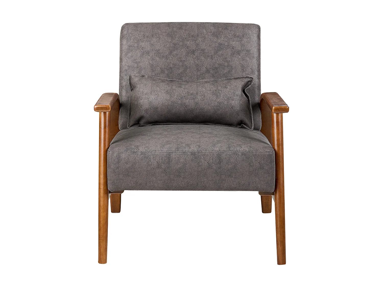 Fauteuil SKARA Cuir PU Marron foncé