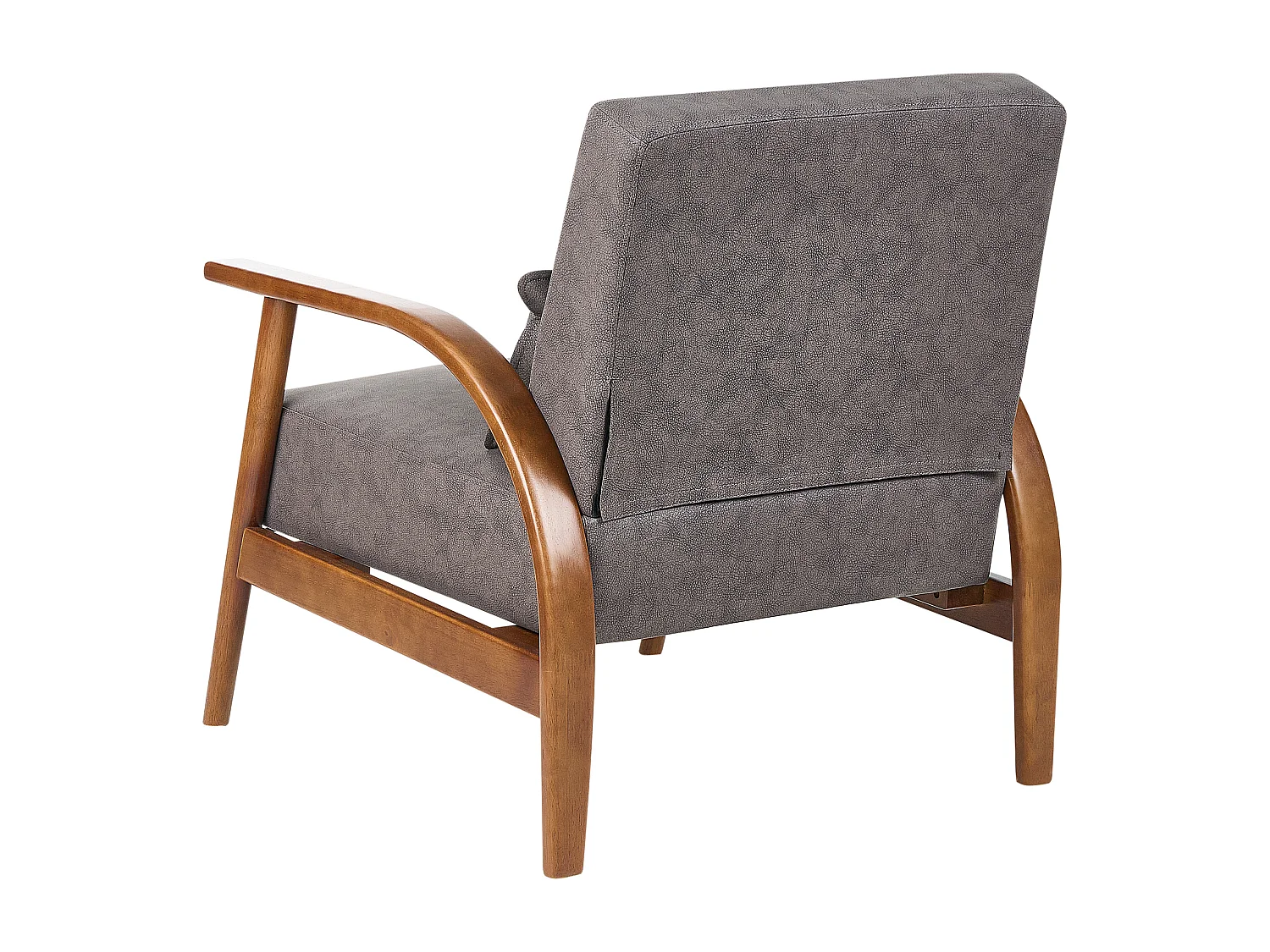 Fauteuil SKARA Kunstleer Donkerbruin