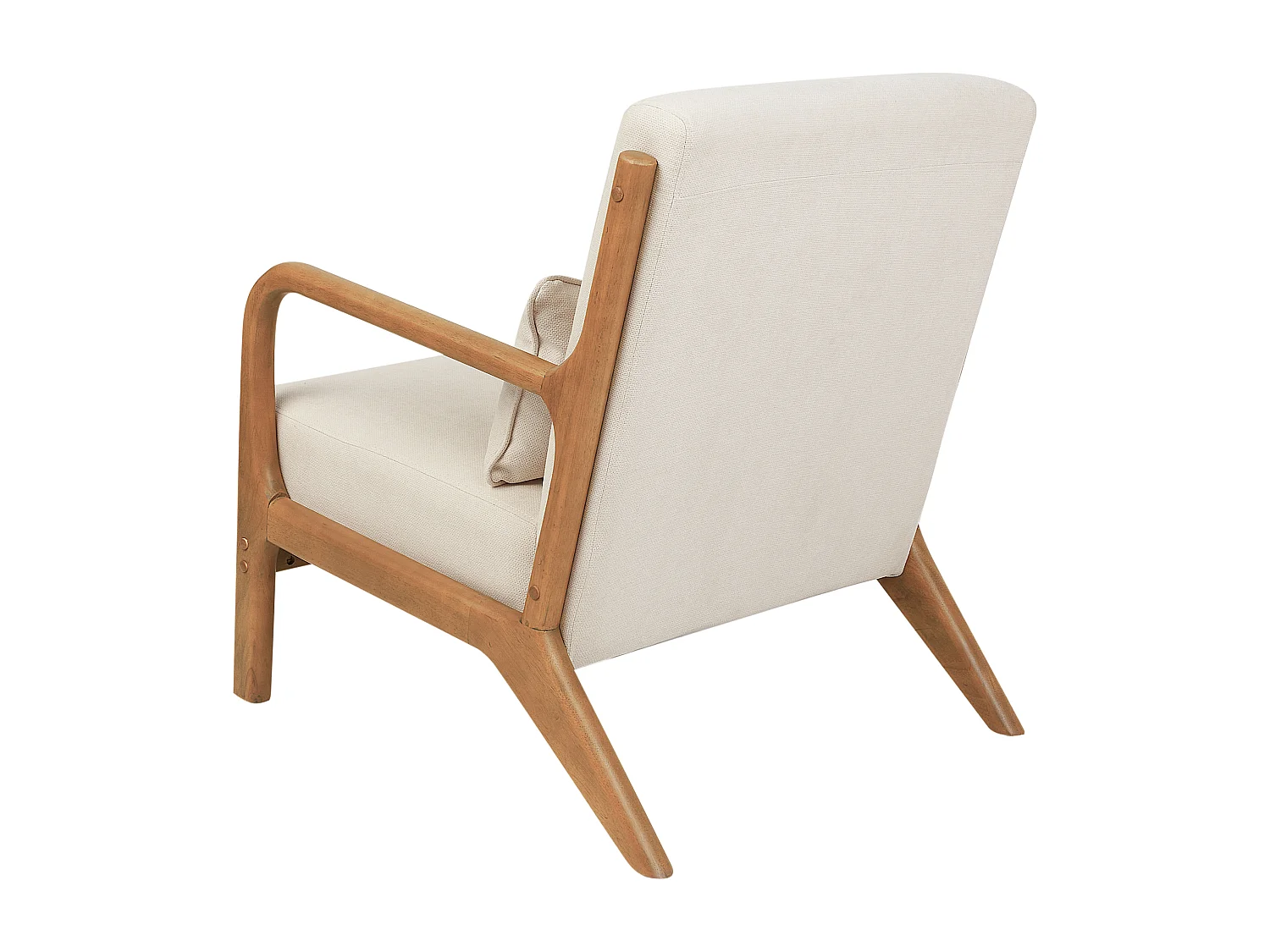 Fauteuil SKOVDE Tissu Beige clair