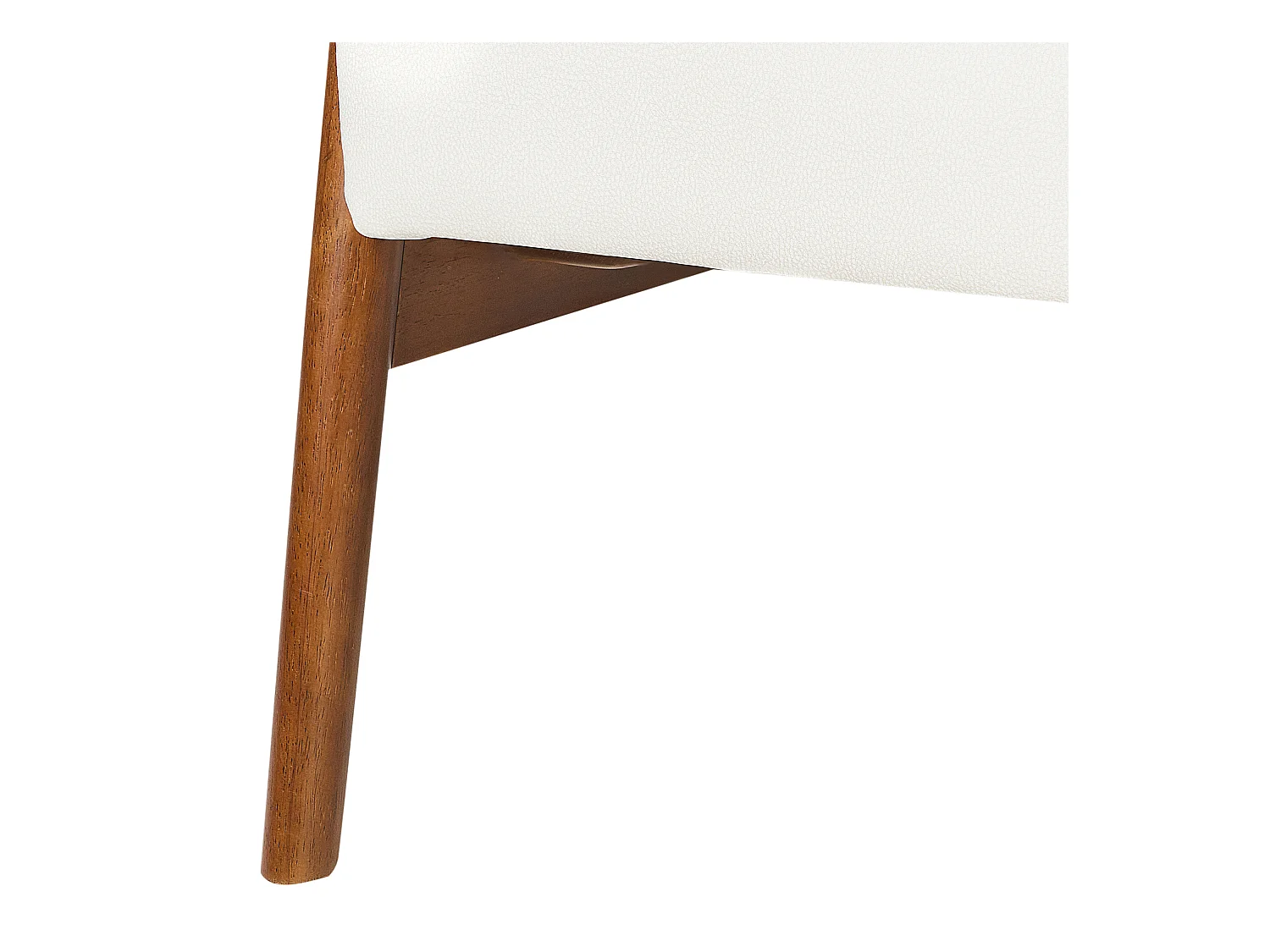 Fauteuil SKARA Cuir PU Blanc cassé