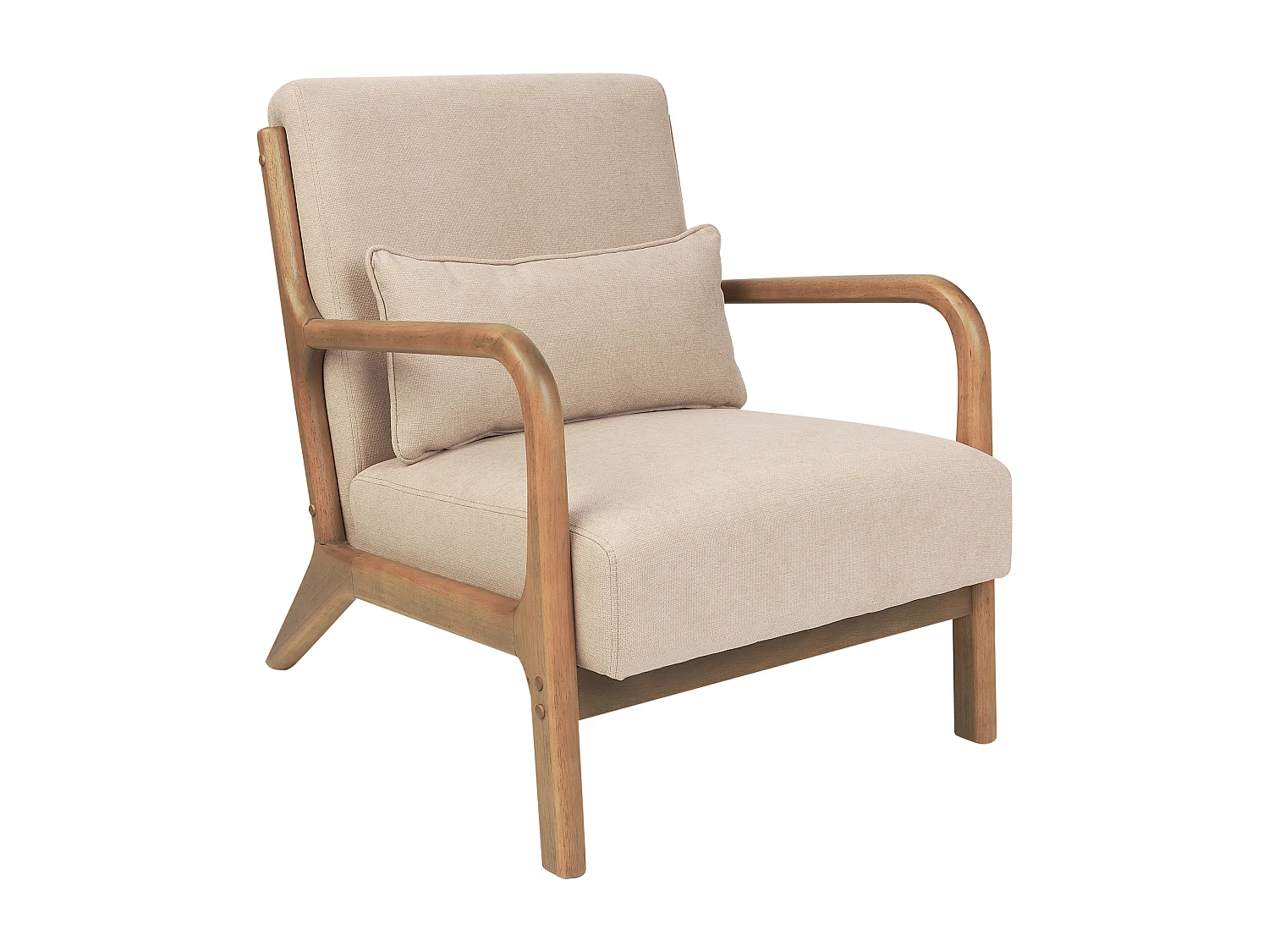 Fauteuil SKOVDE Tissu Beige