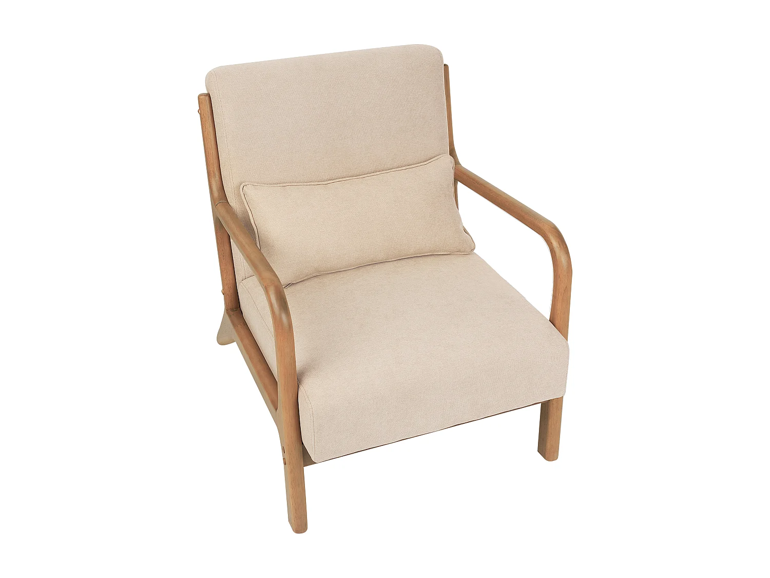 Fauteuil SKOVDE Tissu Beige