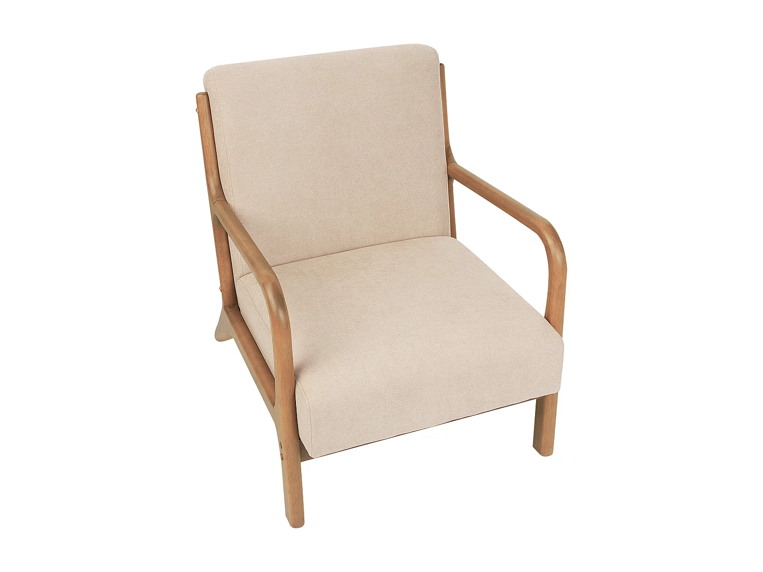 Fauteuil SKOVDE Tissu Beige