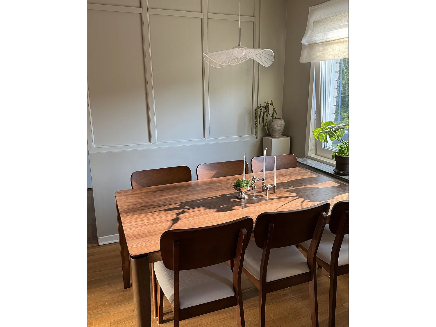 Lot de 2 chaises de salle à manger MINIER Bois Marron foncé
