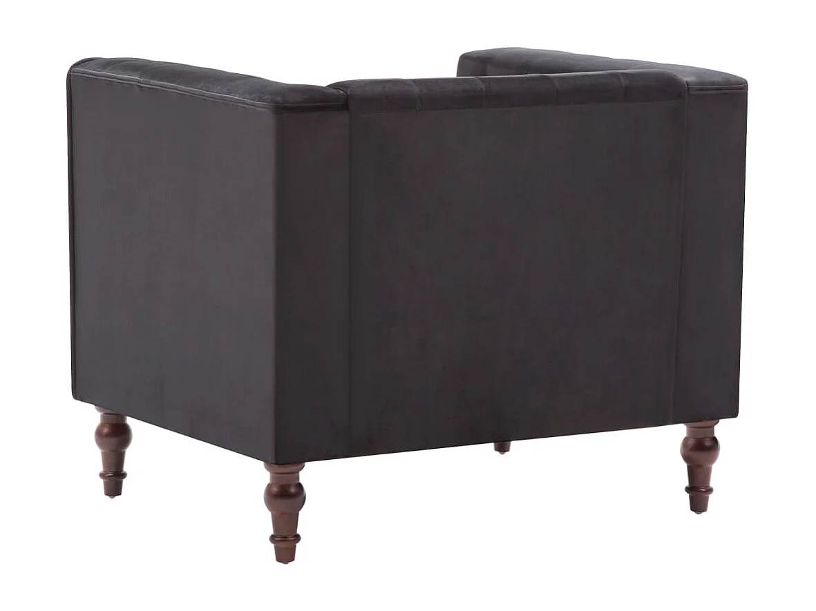 Fauteuil chaise siège lounge noire 86 x 67 x 71 cm 1102159/3