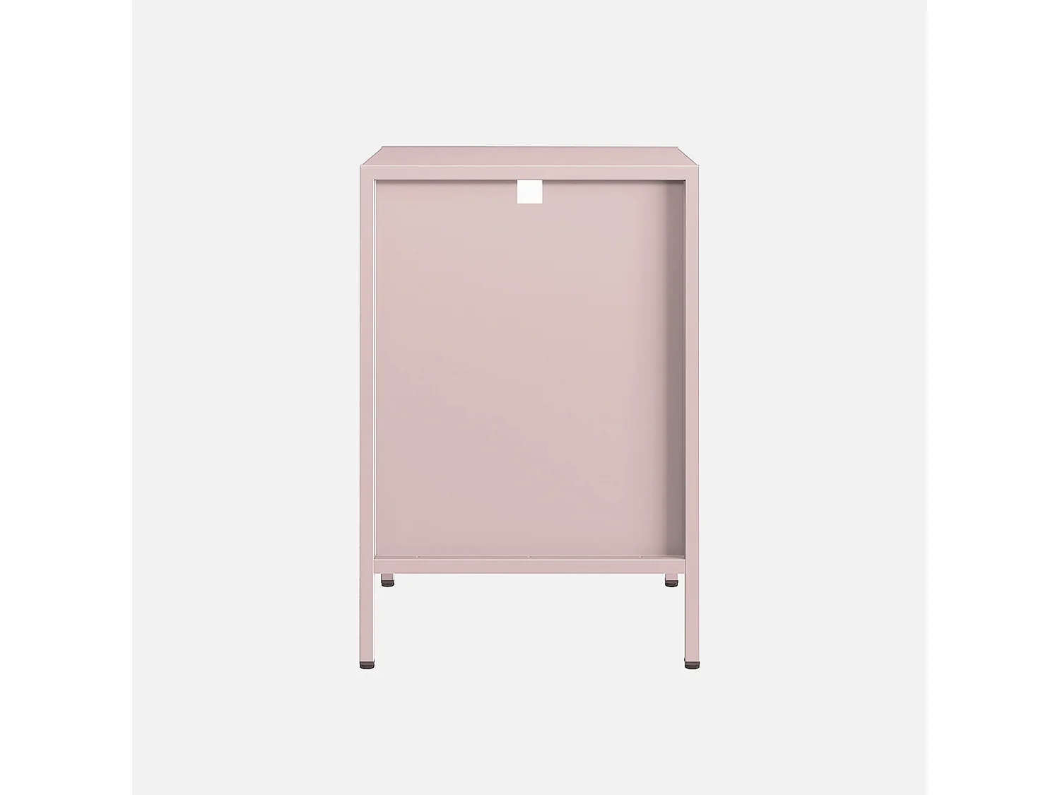 Table de chevet. table d'appoint en acier rose