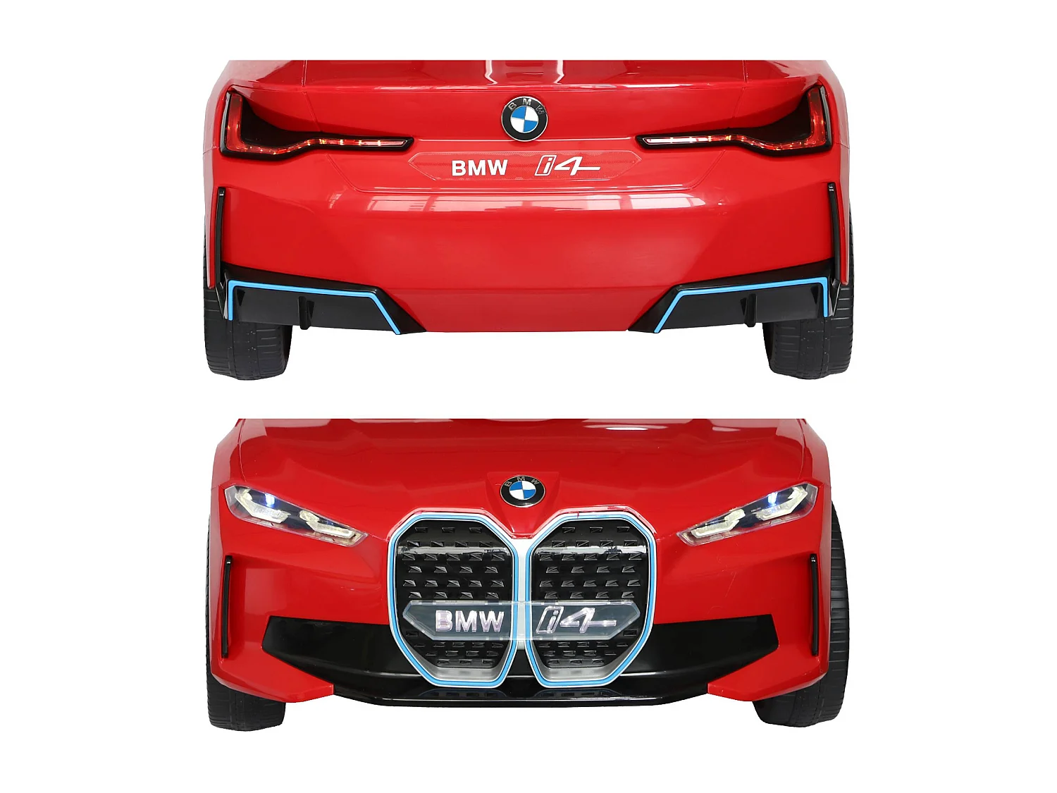 Coche eléctrica para niños 12v, 1 plaza  rojo