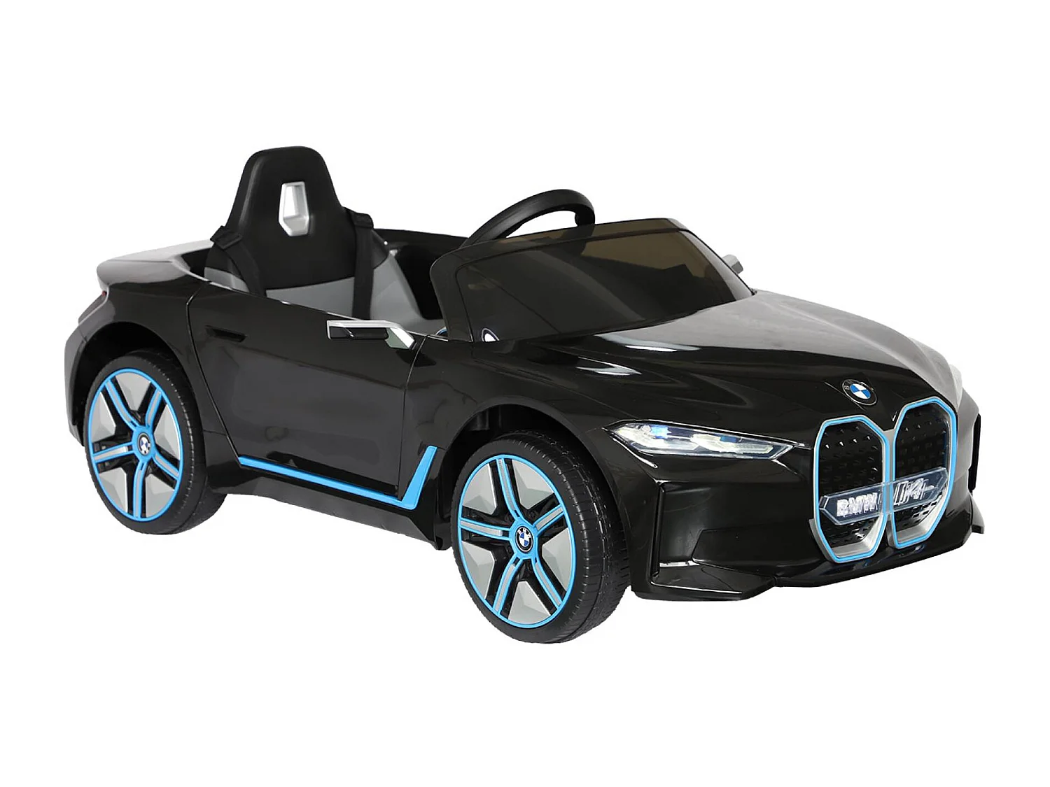 Voiture électrique enfant BMWi4 12V. 1 place. noir