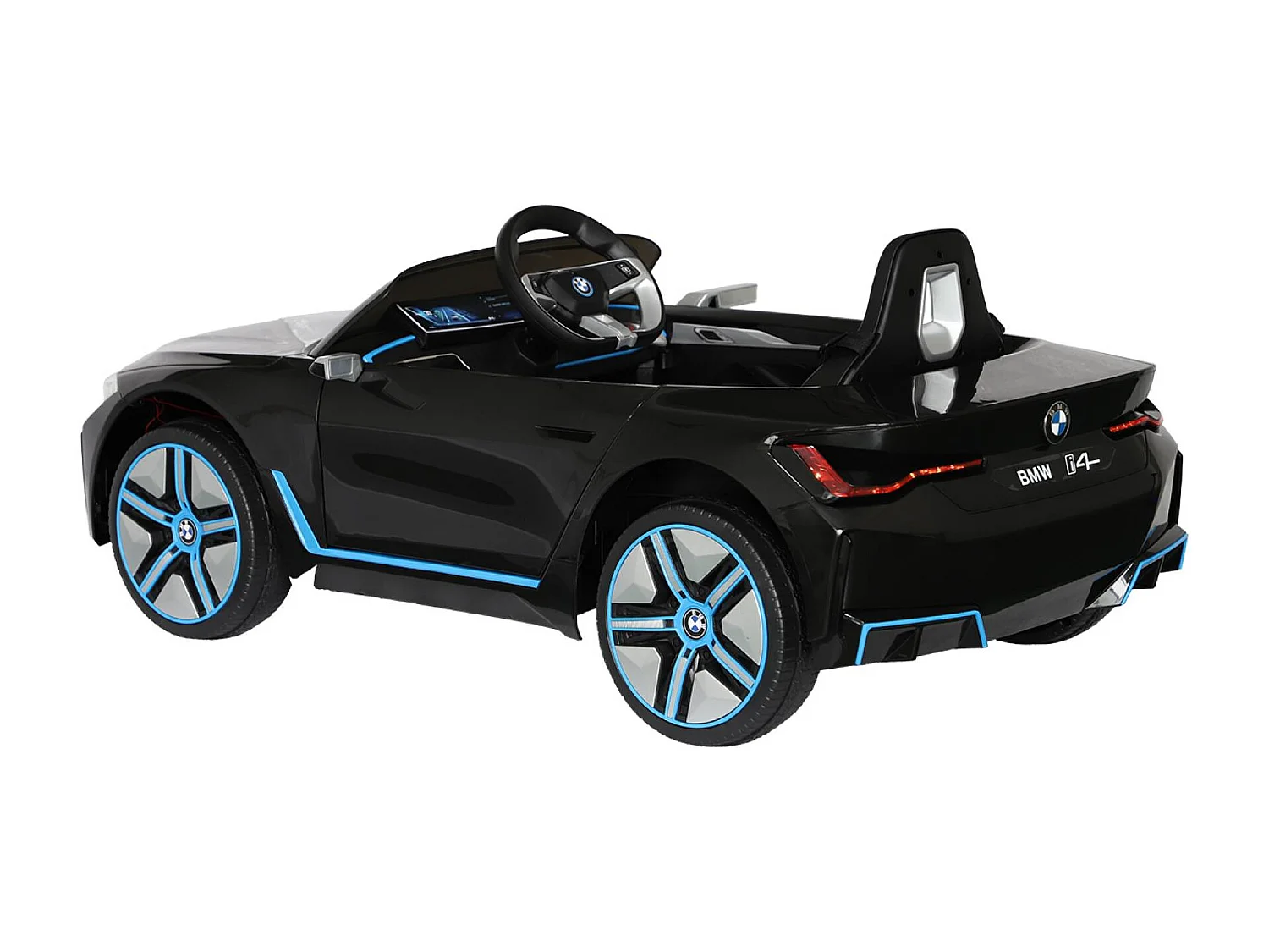 Voiture électrique enfant BMWi4 12V. 1 place. noir