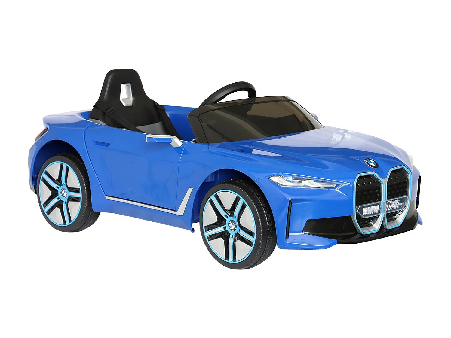 Voiture électrique enfant BMWi4 12V. 1 place. bleu