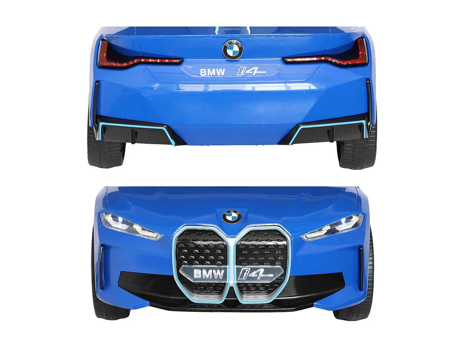 Voiture électrique enfant BMWi4 12V. 1 place. bleu