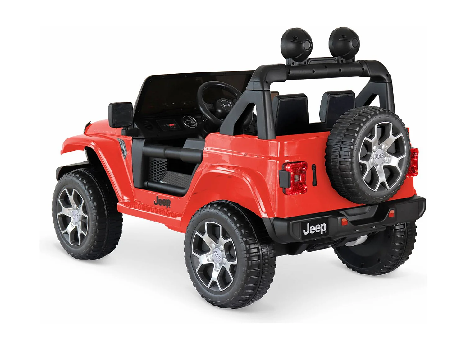 Coche eléctrico jeep 12v para niños, 1 plaza rojo