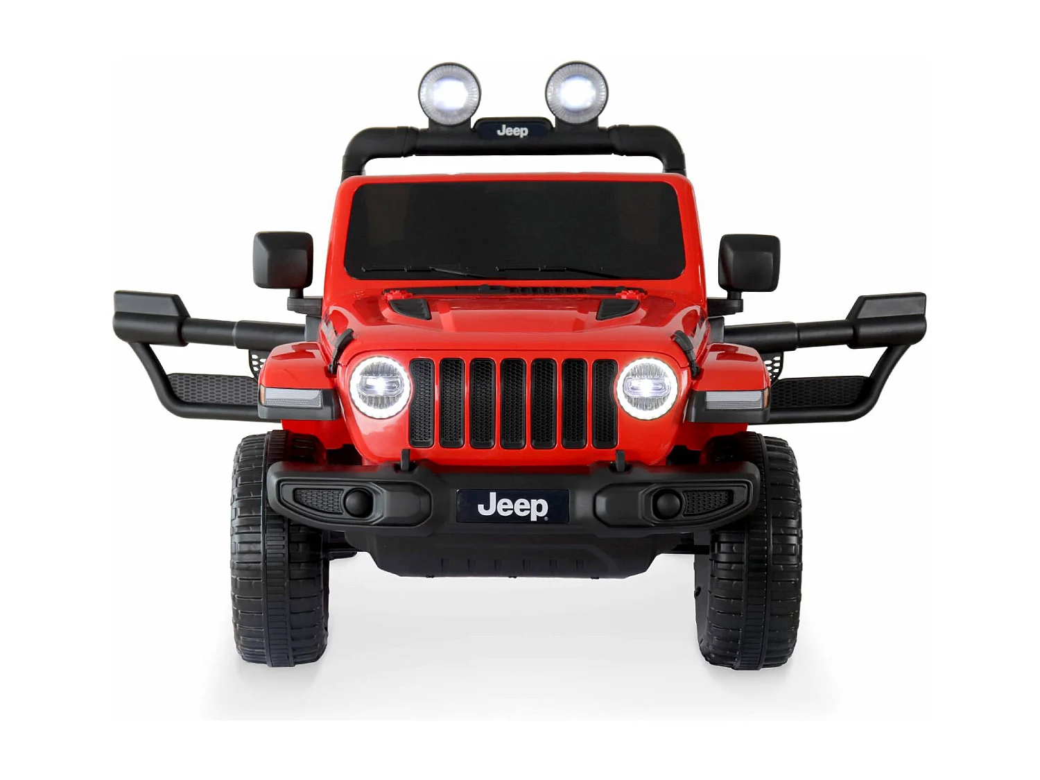 Coche eléctrico jeep 12v para niños, 1 plaza rojo