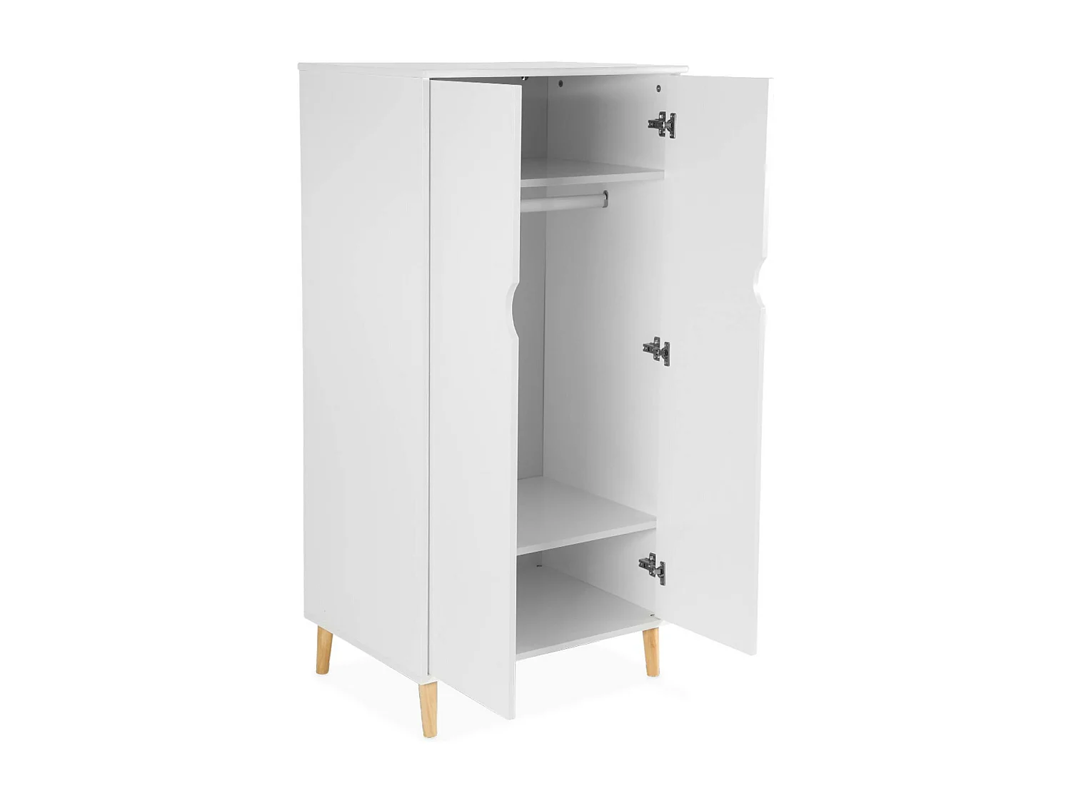 Armadio bianco per bambini, bianco