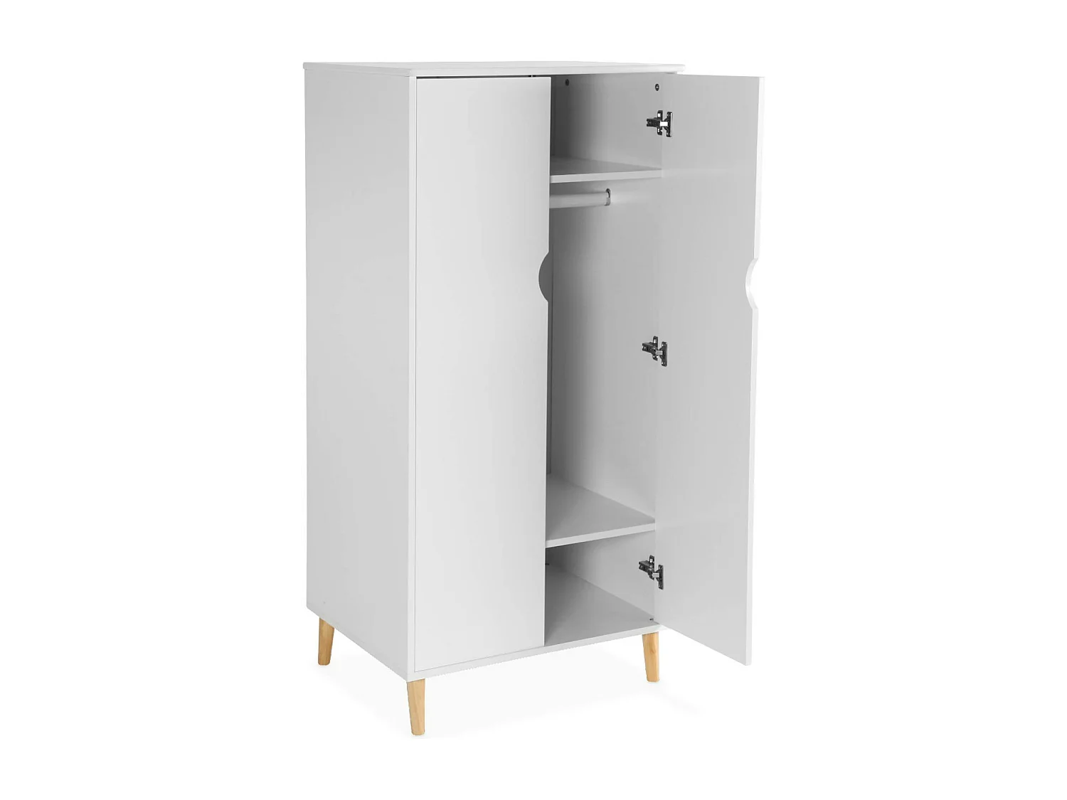 Armadio bianco per bambini, bianco