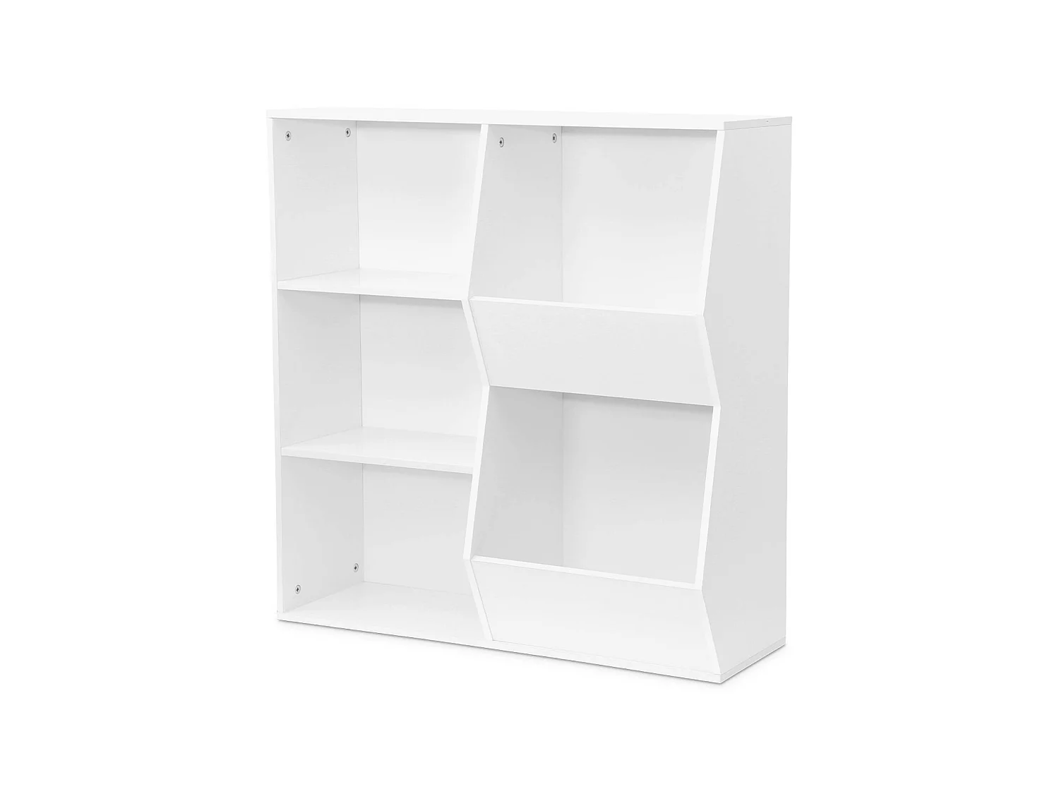 Meuble de rangement enfant blanc. 4 étagères