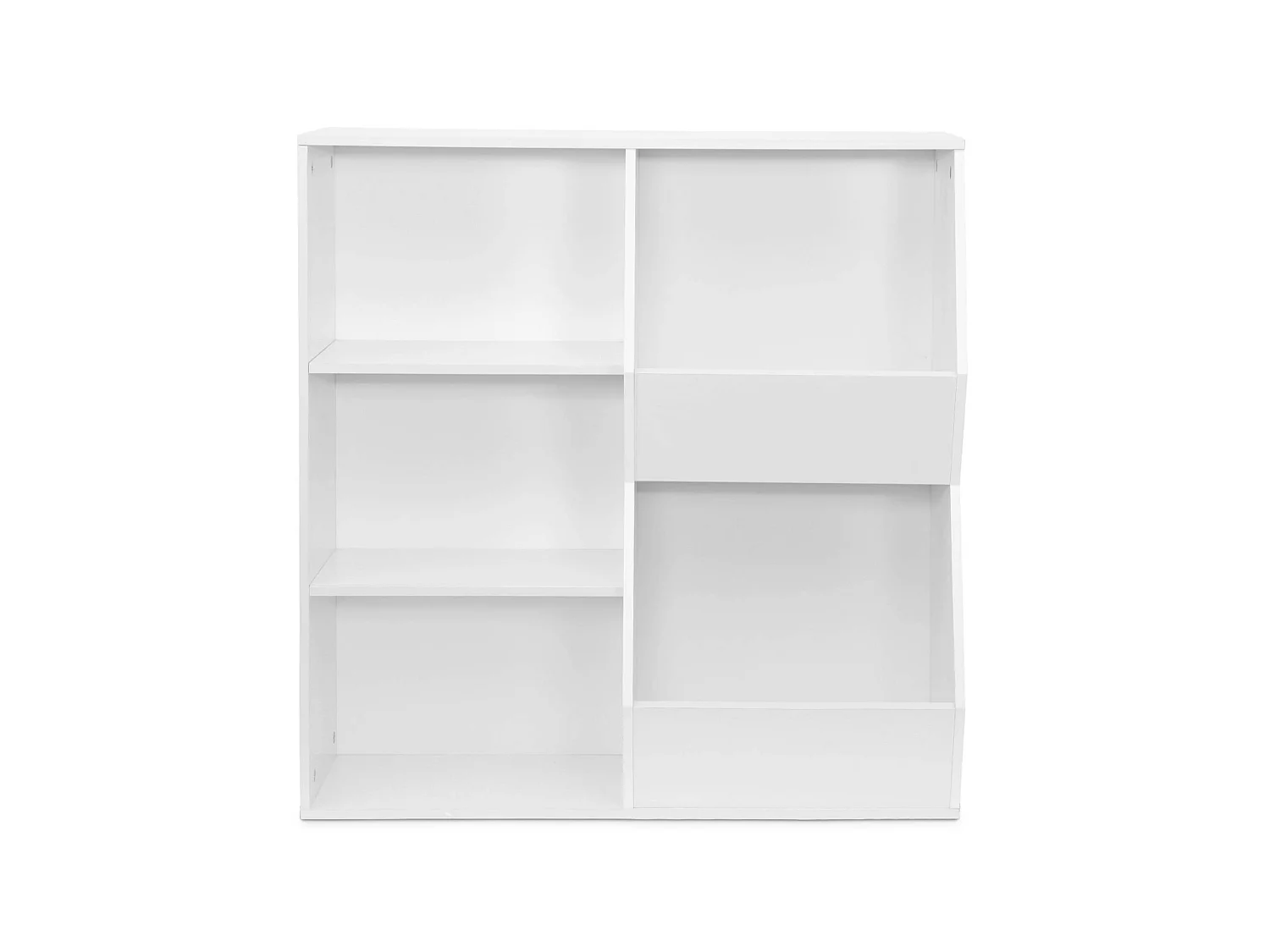 Meuble de rangement enfant blanc. 4 étagères