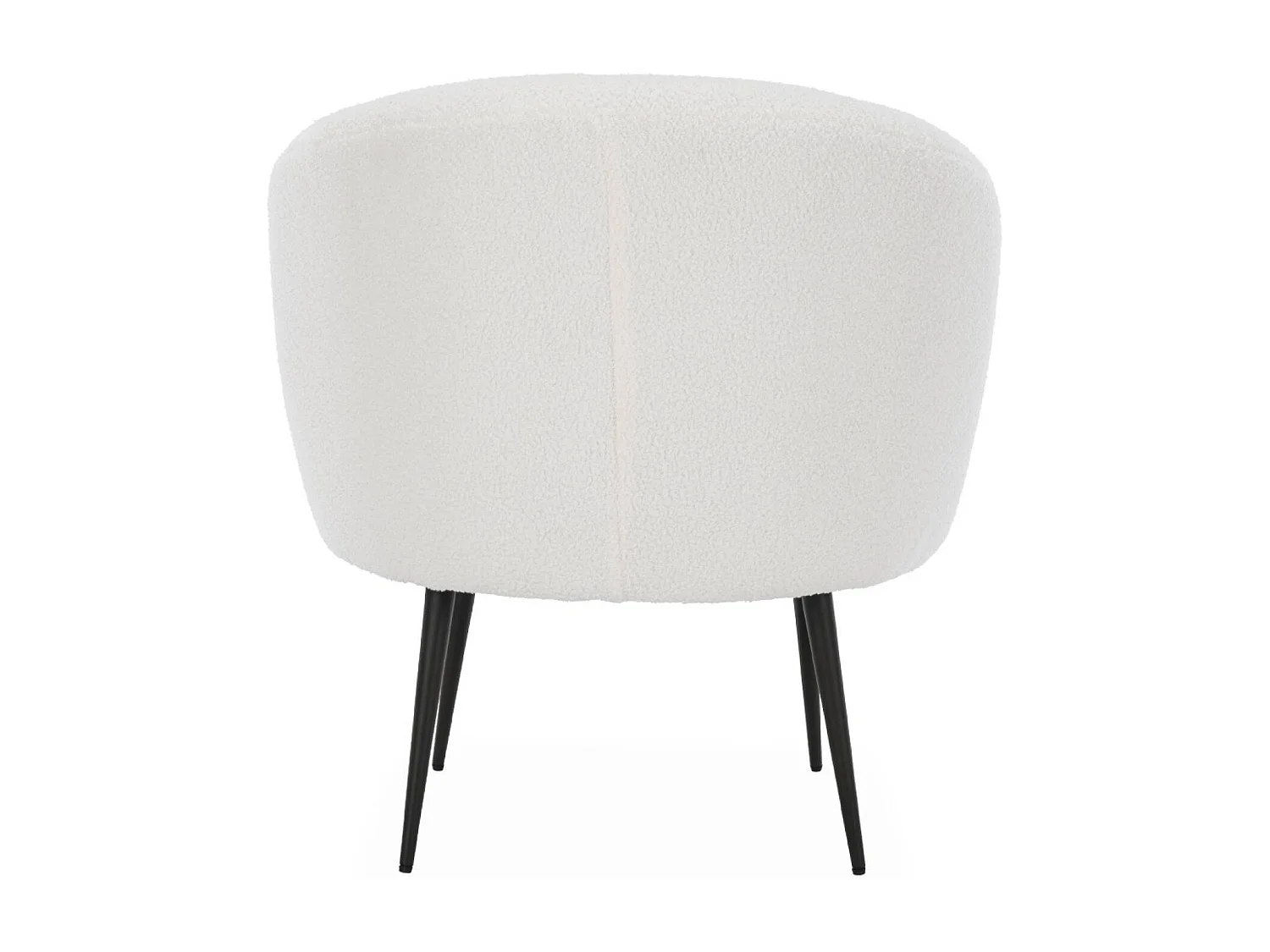 Sillón borreguito de diseño acogedor crema