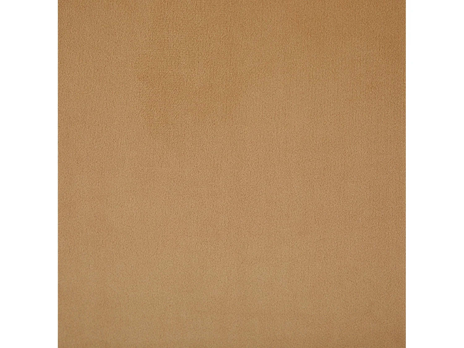 Fauteuil scandinave bois d'hévéa teinté noyer et tissu velours cappuccino