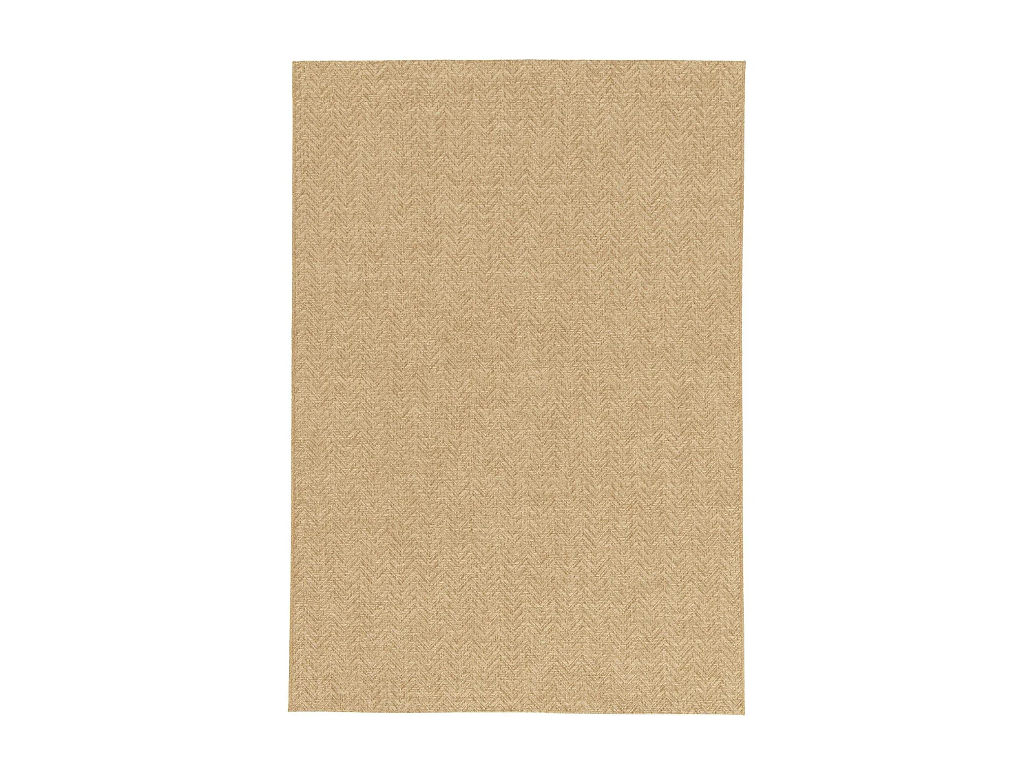 Alfombra interior/exterior efecto yute color natural