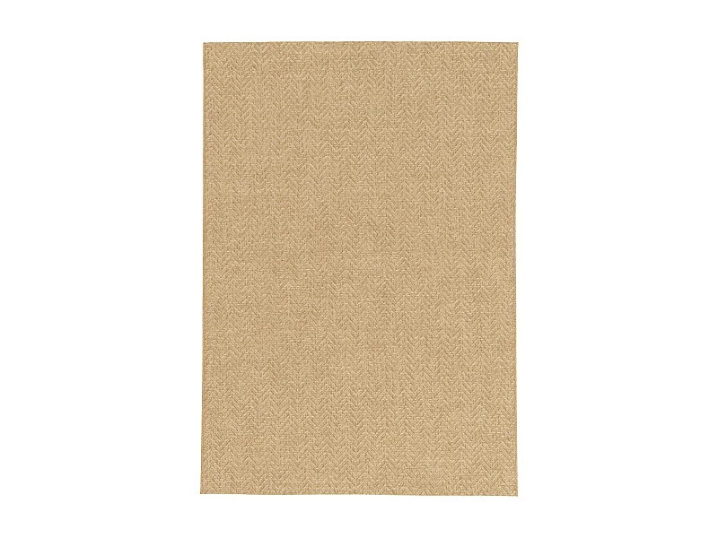 Tapis intérieur/extérieur effet jute coloris naturel. 160 x 230cm stabilisé aux UV