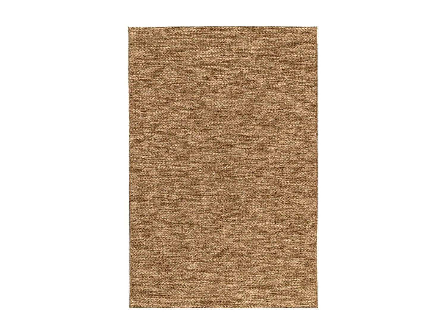Tapis intérieur/extérieur effet jute coloris caramel. 200 x 290cm stabilisé aux UV