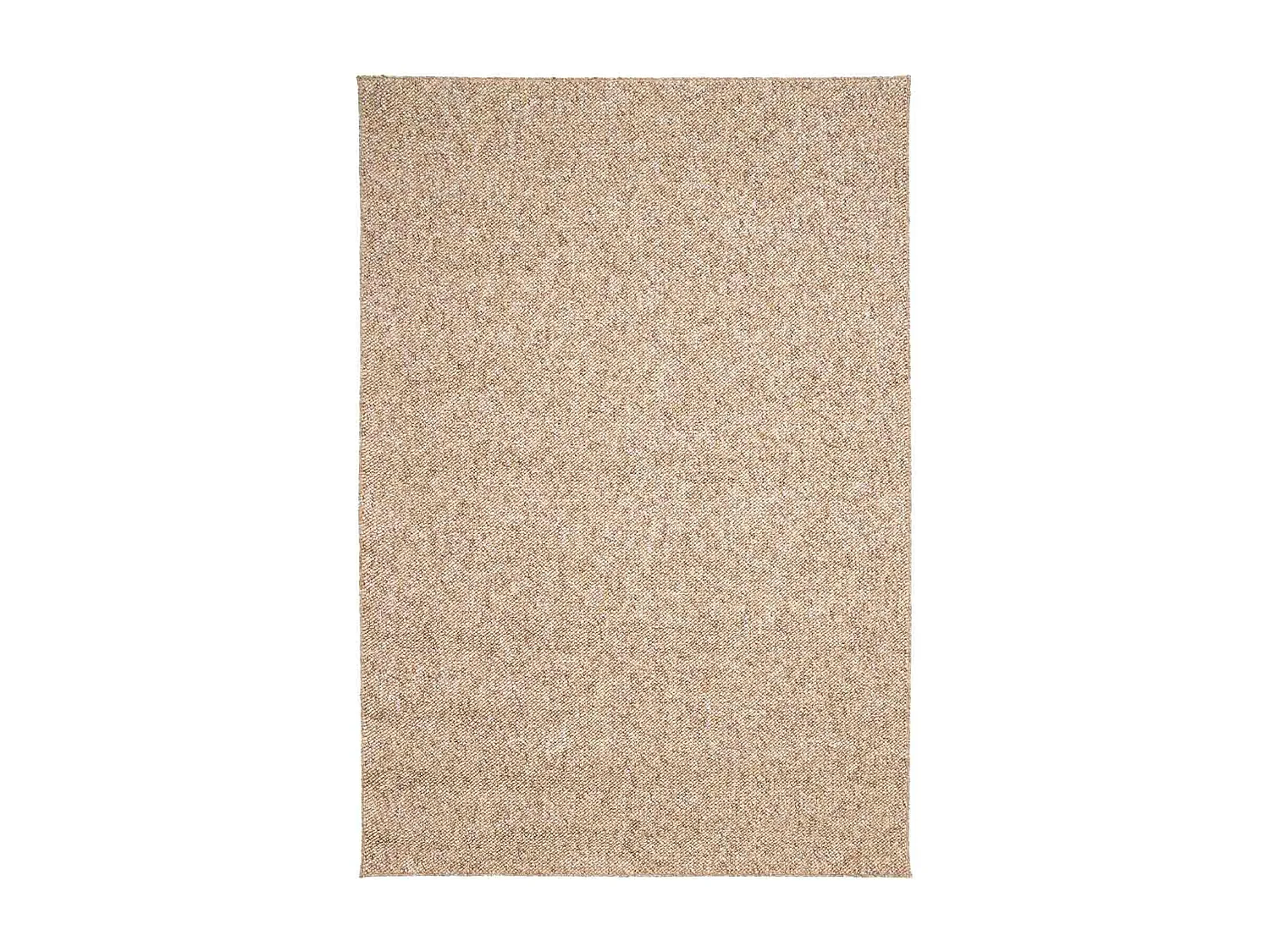Tapis intérieur bouclette caramel effet chiné 160x230cm