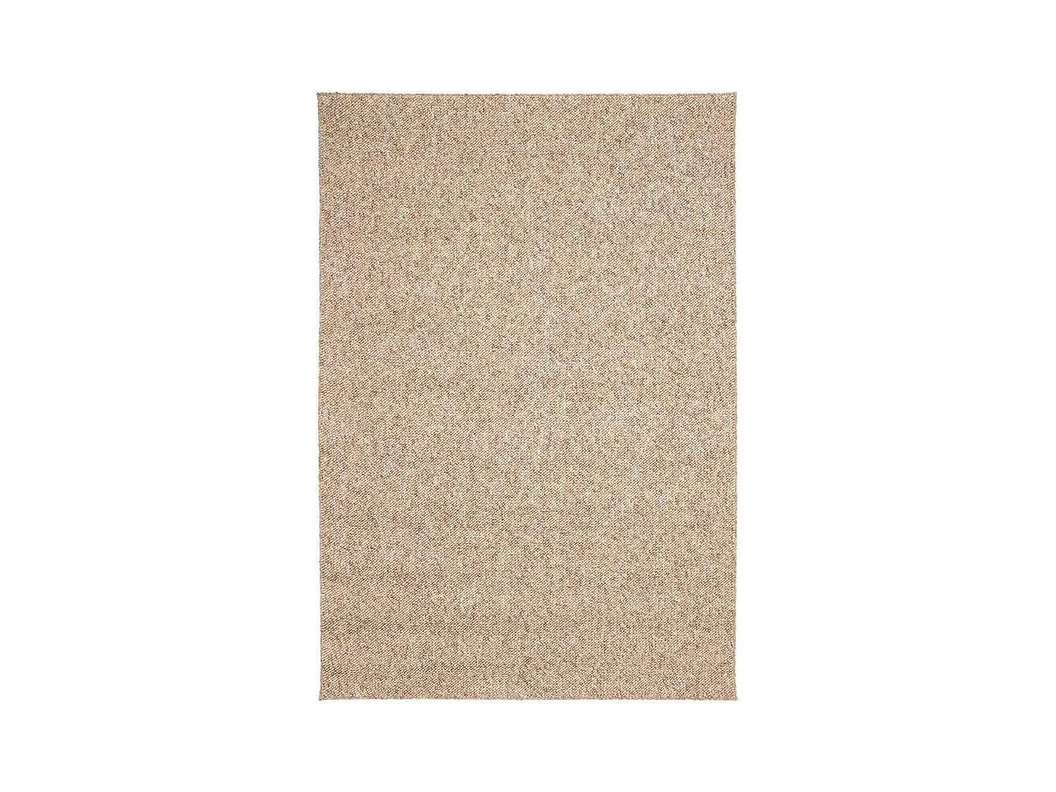 Tapis intérieur bouclette caramel effet chiné 160x230cm