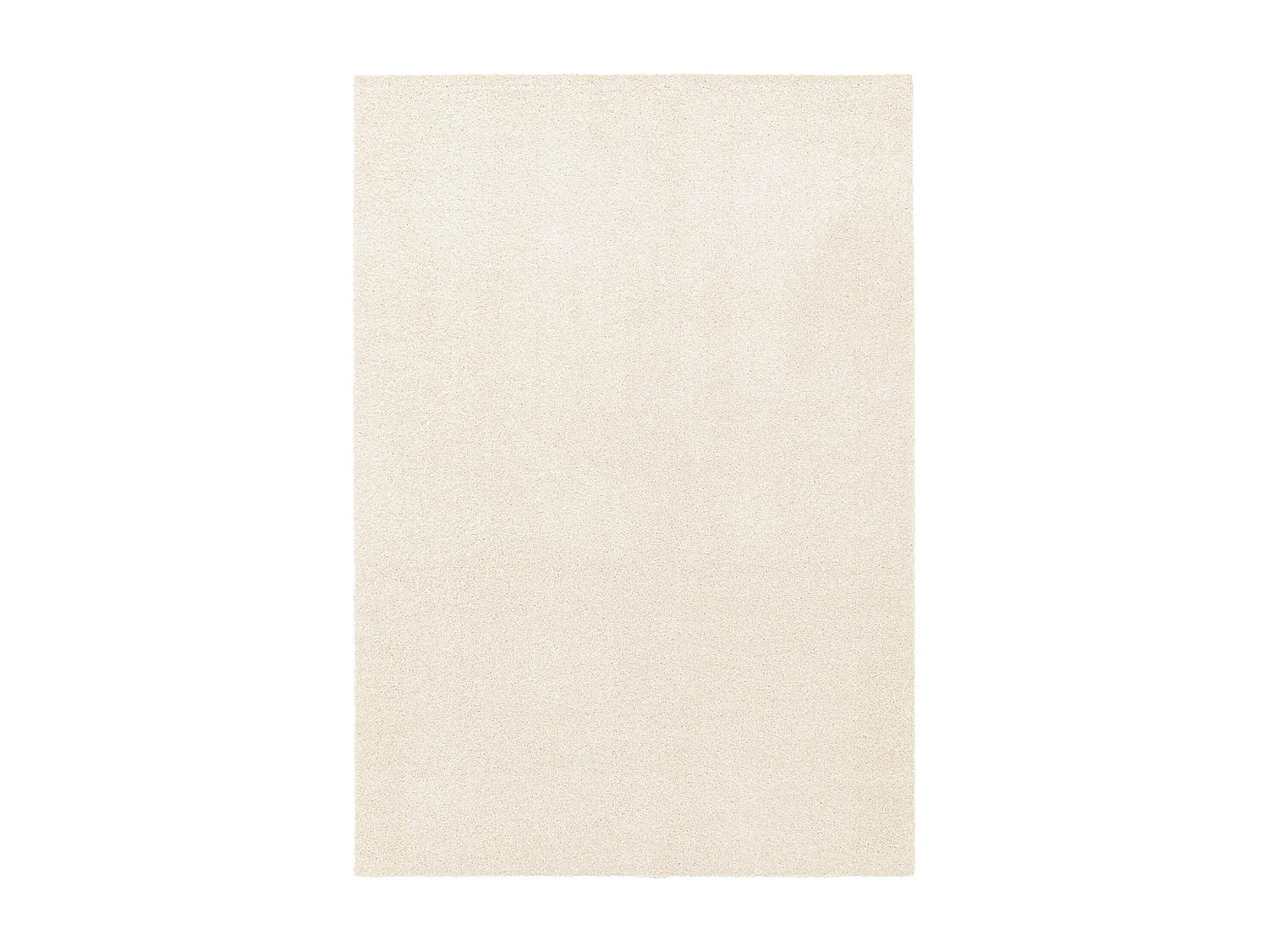 Tapis intérieur velours frisé crème. 200 x 290cm poil ras effet bouclette